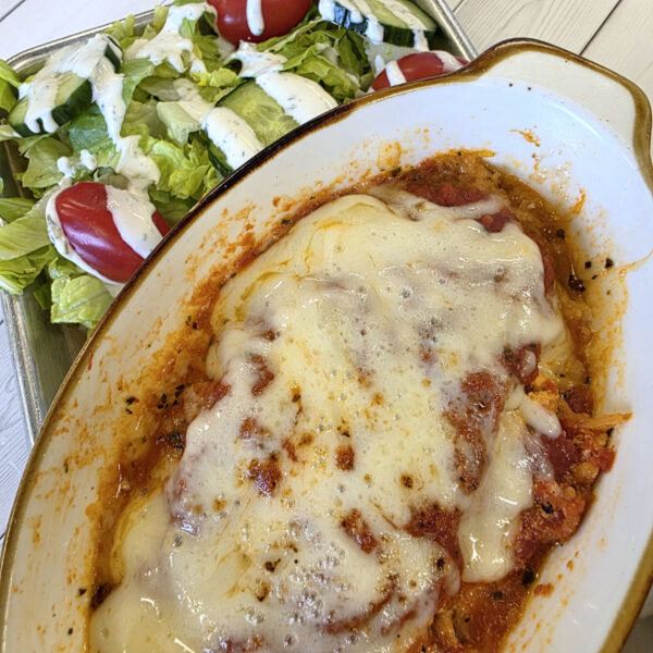 Spaghetti Squash Lasagna w/ Side Salad