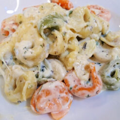 Tortellini w/ Basil Cream
