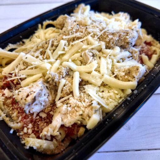 Grilled Chicken Parmesan over Marinara Spaghetti - Image 2