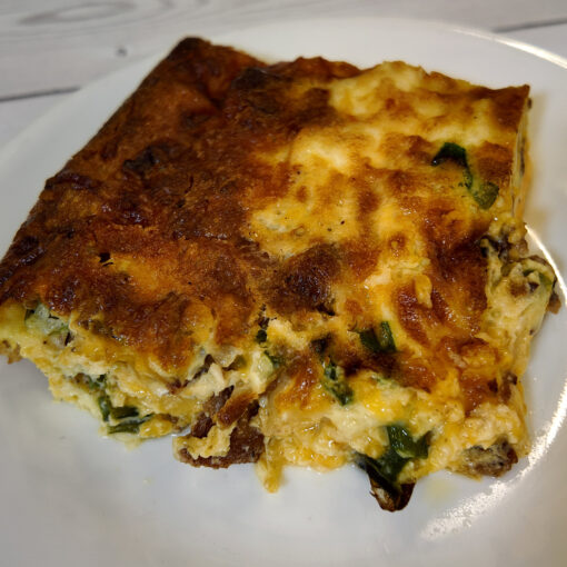 Crustless Quiche Lorraine