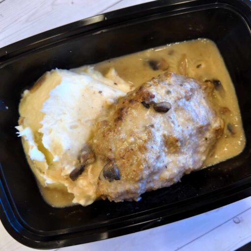 Salisbury Steak w/ Mashed Potatoes