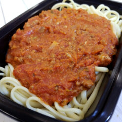 Alternative view of Spaghetti w/ Meat Sauce