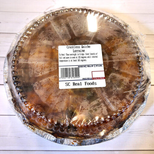 Crustless Quiche Lorraine - Frozen