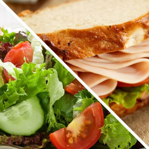 Choose 2 Combo - Salad & Sandwich