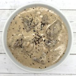 Peppercorn Beef w/ Cream Sauce