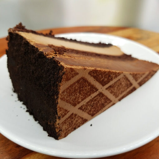 Double Chocolate Mousse Cake - Slice