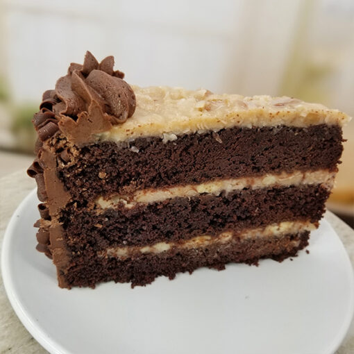 German Chocolate Cake - Slice