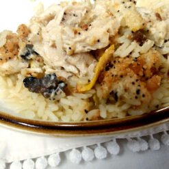 Poppy Seed Chicken over Rice