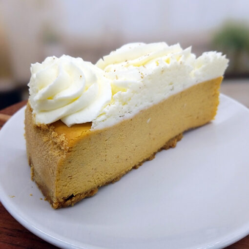 Pumpkin Cream Cheesecake - Slice