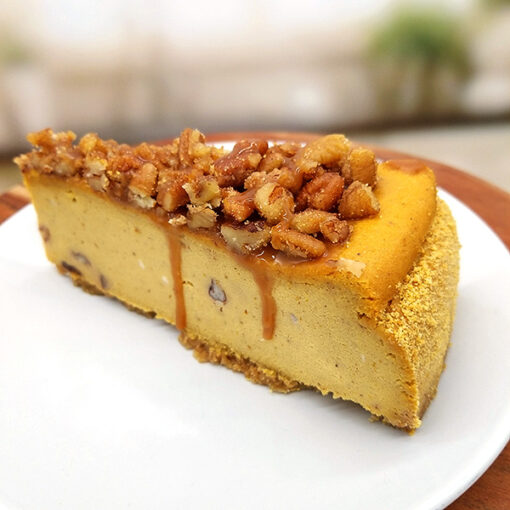 Pumpkin Praline Cheesecake - Slice